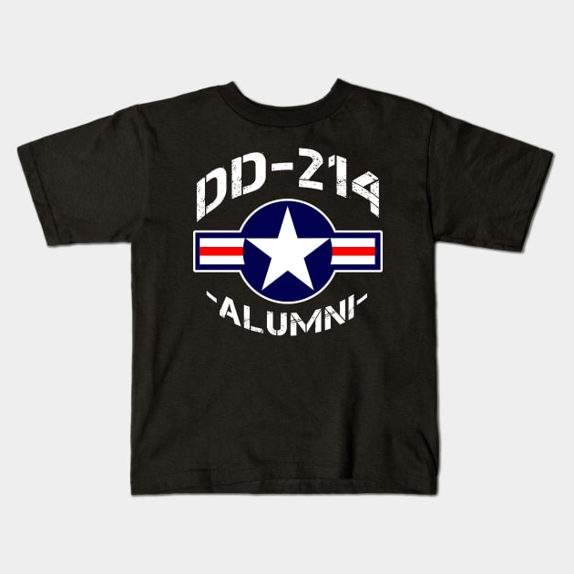 DD 214 Alumni Kids T-Shirt by soondoock